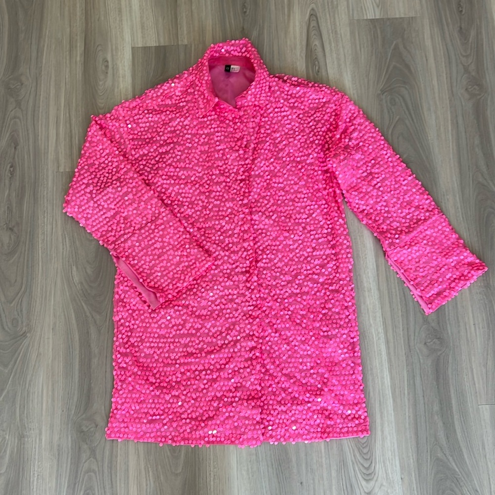 Pink Sequin Dress